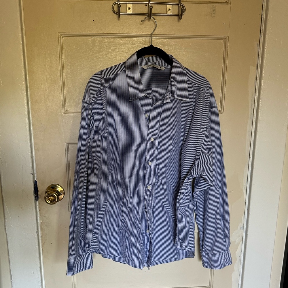Zara oversized women’s button up